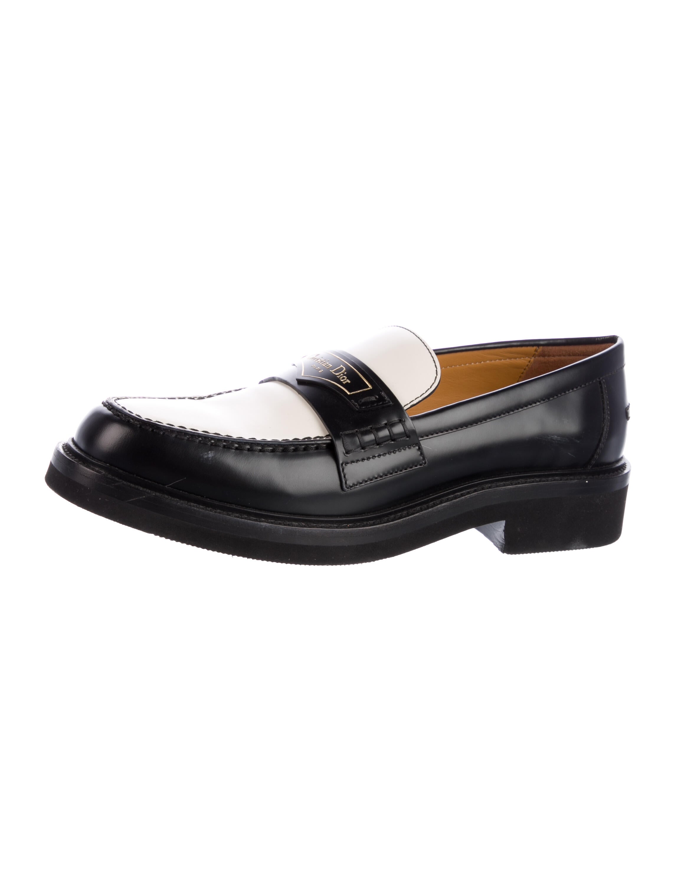 Christian Dior Leather Loafers